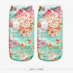 socks mint flower