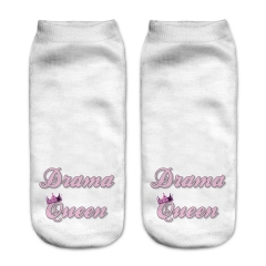 socks drama queen crown