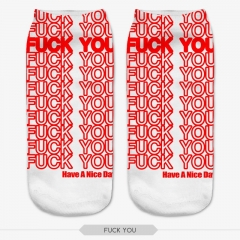 socks fuck you red