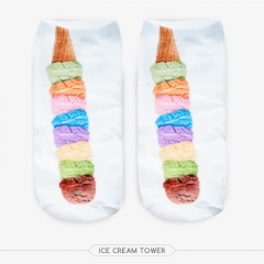 socks ice cream tower