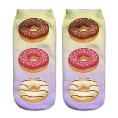 socks three donuts ombre