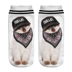 socks thug life bandana cat