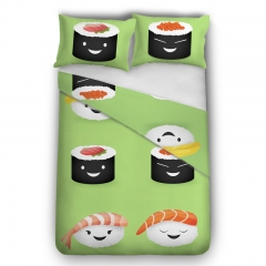 床上用品三件套可爱的卡通寿司CUTE SUSHI SET