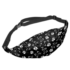 Belt bag black kitty