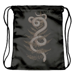 Drawstring bag snake with branches