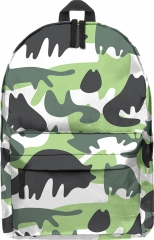 school bags cat camo green