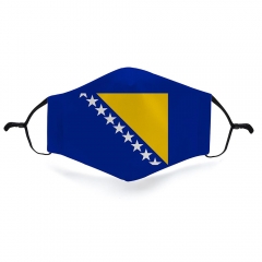 Mask Bosnia and herzegovina flag