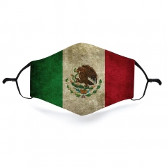 Mask Mexican flag