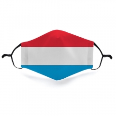Mask Luxembourg flag