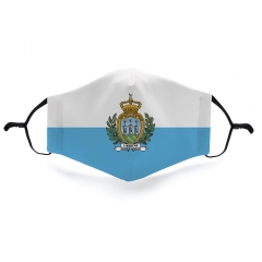 Mask San Marino flag
