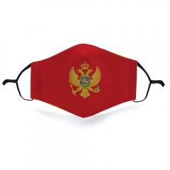 Mask Montenegro flag
