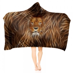 Hoodie blanket lion