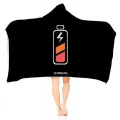 Hoodie blanket battery