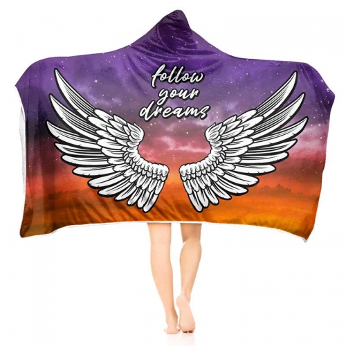 Hoodie blanket follow your dreams