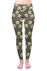 High waist leggings skull