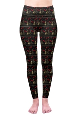 High waist leggings Christmas tree