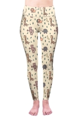 High waist leggings  giraffe