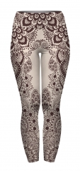 High waist leggings tattoo henna