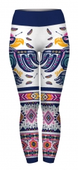 High waist leggings aztec totem