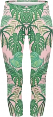 Capri leggings leaves