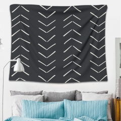 tapestry arrows in black and white