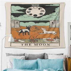 Tapestry  Wolves and dogs
