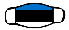 One layer mask  with edge Estonia flag