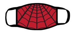 One layer mask  with edge red web