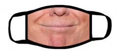 One layer mask  with edge Trump's smile