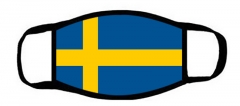 包边一片式口罩瑞典国旗Swedish flag