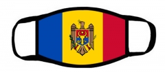 包边一片式口罩摩尔多瓦国旗Moldova flag