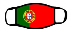 One layer mask  with edge Portuguese flag