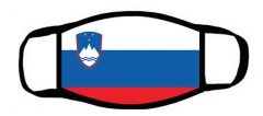One layer mask  with edge Slovenia flag