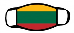 包边一片式口罩立陶宛国旗Lithuanian flag