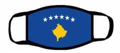 One layer mask  with edge Kosovo flag