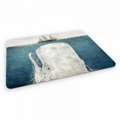 Mouse pad sharks and sailboats