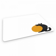 Mouse pad cat with the ball