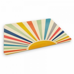 Mouse pad sun retro art