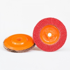 Flap Disc with Orange Nylon Backing