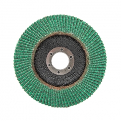 Green Zirconia Flap Disc with Fiberglass Backing