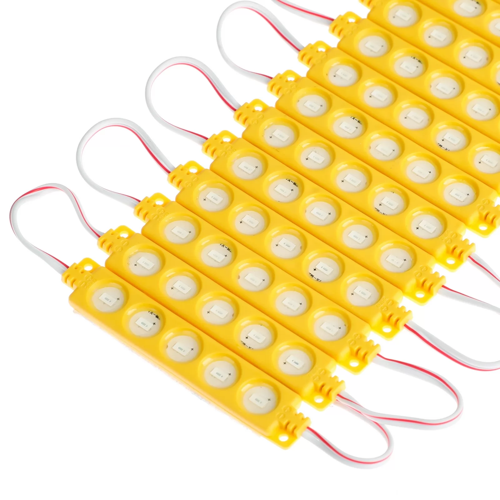 200pcs pack 12V DC Yellow Light LED Injection module 1.2 watts for Decorative Back Light for Letter Sign Advertising