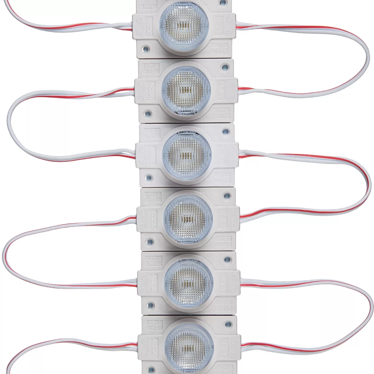 20pcs pack 2W DC 12V 6500K White LED modules for advertising light box