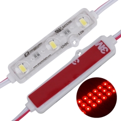 12V DC Red Light LED module 1.2W 50PCS/strings for Letter  Advertising Signs (100pcs pack)
