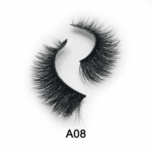 Free Shipping 30 Pairs 3D Mink Eyelashes(Style:A08)