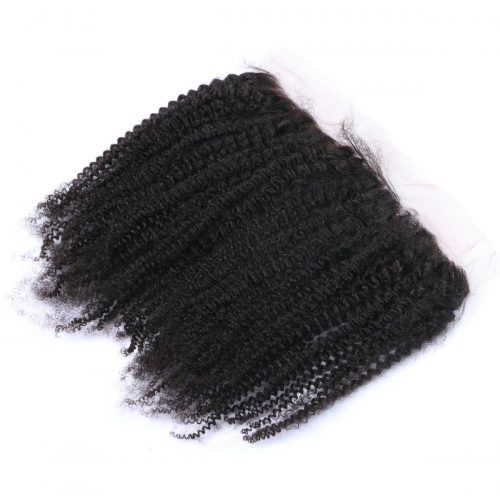 Kinky Curly 13*4 Transparent Lace Frontal