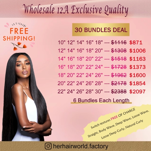 Wholesale Exclusive Quality 30 Bundles Deals 12A Free Shipping