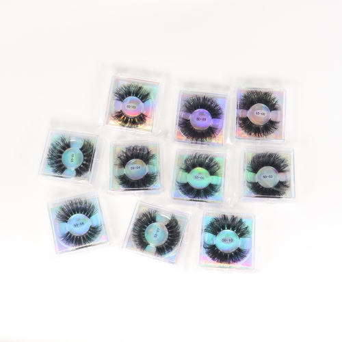 Wholesale 30 Pairs Free Shipping Thick & Hand-made Fluffy 3D/5D (LD) Mink Eyelashes (30 Pairs Mixed Styles,3 Pairs of Each Style)