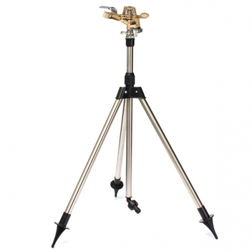 Metal Tripod Garden Water Impact Sprinkler