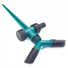 Plastic 2-arm garden rotary sprinkler