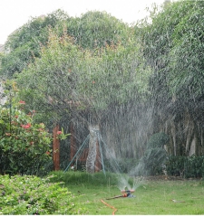 Plastic Garden Water Hose Rotary Sprinkler For Yard
